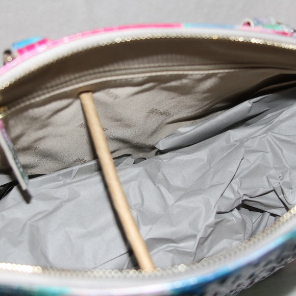 NWT Brahmin Large Duxbury Satchel Impression Melbourne Leather Purse - Picture 6 of 7